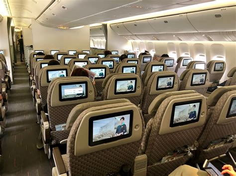 Review: EVA Airways premium economy on the 777 .
